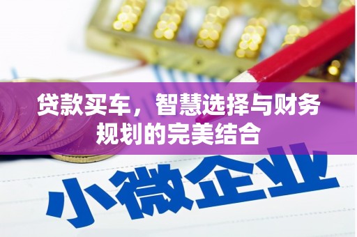 昭苏贷款买车，智慧选择与财务规划的完美结合