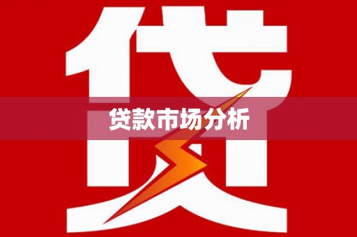 昭苏贷款市场分析