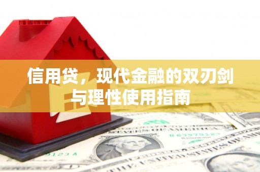 昭苏信用贷，现代金融的双刃剑与理性使用指南