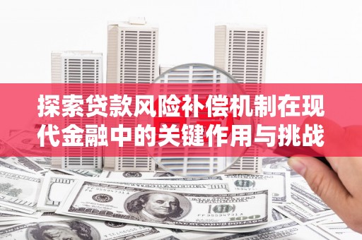 昭苏探索贷款风险补偿机制在现代金融中的关键作用与挑战