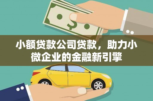 昭苏小额贷款公司贷款，助力小微企业的金融新引擎