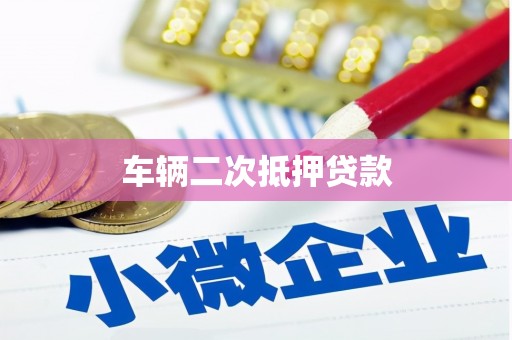 昭苏车辆二次抵押贷款