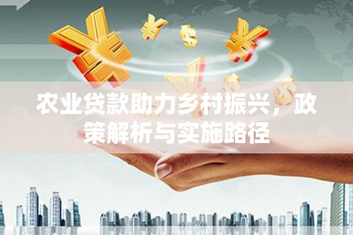 昭苏农业贷款助力乡村振兴，政策解析与实施路径