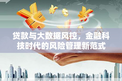 昭苏贷款与大数据风控，金融科技时代的风险管理新范式