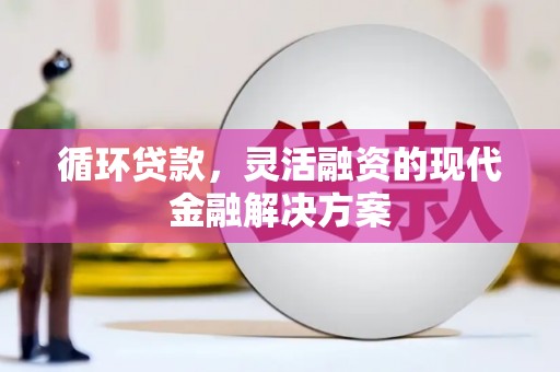 昭苏循环贷款，灵活融资的现代金融解决方案