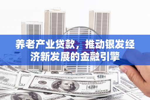昭苏养老产业贷款，推动银发经济新发展的金融引擎
