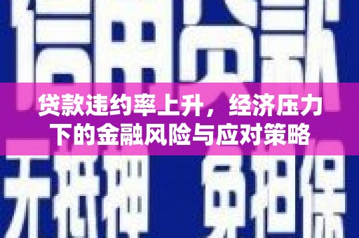昭苏贷款违约率上升，经济压力下的金融风险与应对策略