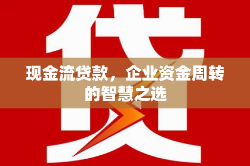 昭苏现金流贷款，企业资金周转的智慧之选