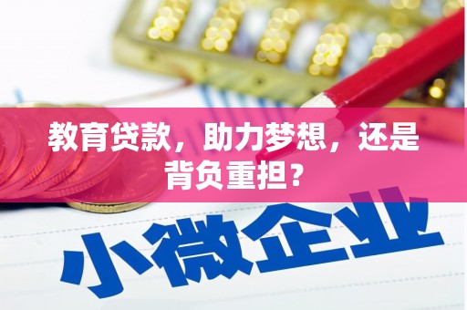 昭苏教育贷款，助力梦想，还是背负重担？