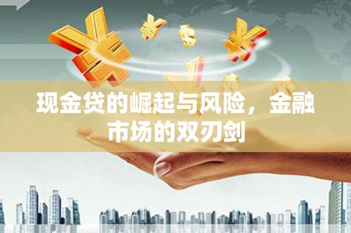 昭苏现金贷的崛起与风险，金融市场的双刃剑