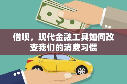昭苏借呗，现代金融工具如何改变我们的消费习惯