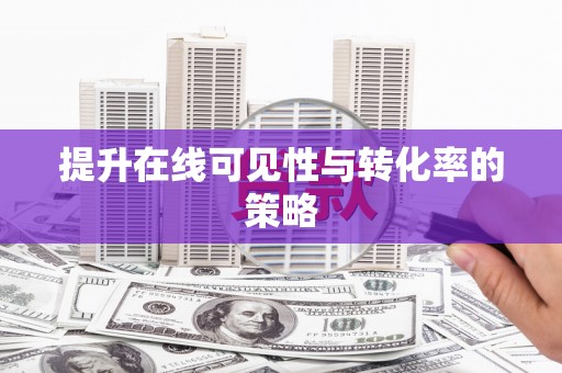 昭苏提升在线可见性与转化率的策略