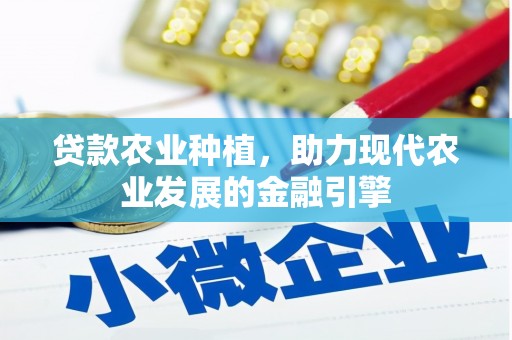 昭苏贷款农业种植，助力现代农业发展的金融引擎