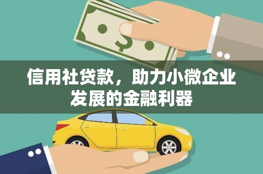 昭苏信用社贷款，助力小微企业发展的金融利器