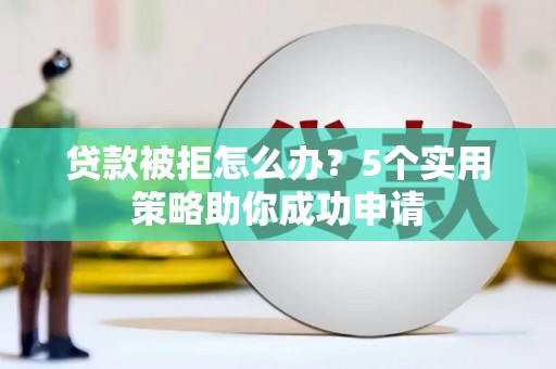 昭苏贷款被拒怎么办？5个实用策略助你成功申请