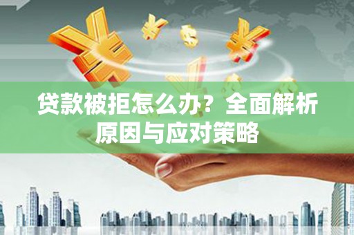 昭苏贷款被拒怎么办？全面解析原因与应对策略