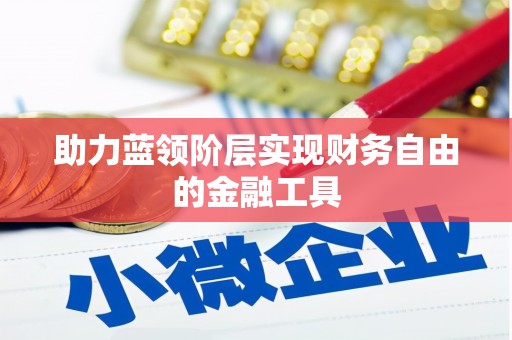 昭苏助力蓝领阶层实现财务自由的金融工具