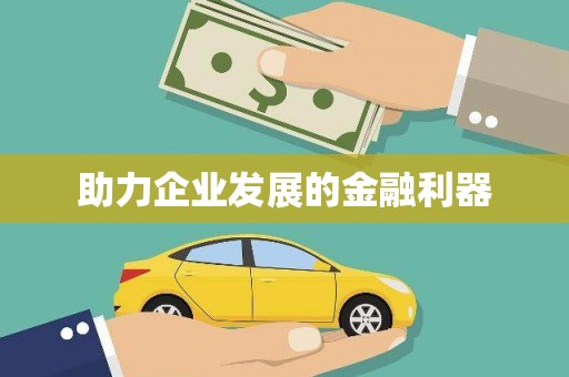 昭苏助力企业发展的金融利器